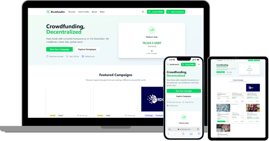 BlockFundUs Decentralized Crowdfunding Platform